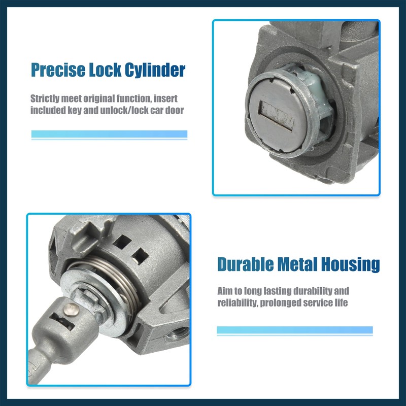 TUCKBOLD 1 Set Driver Side Door Lock Cylinder Set Kit