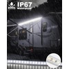 LLTOP RV Awning Lights 12vdc 20ft White Exterior LED Strip