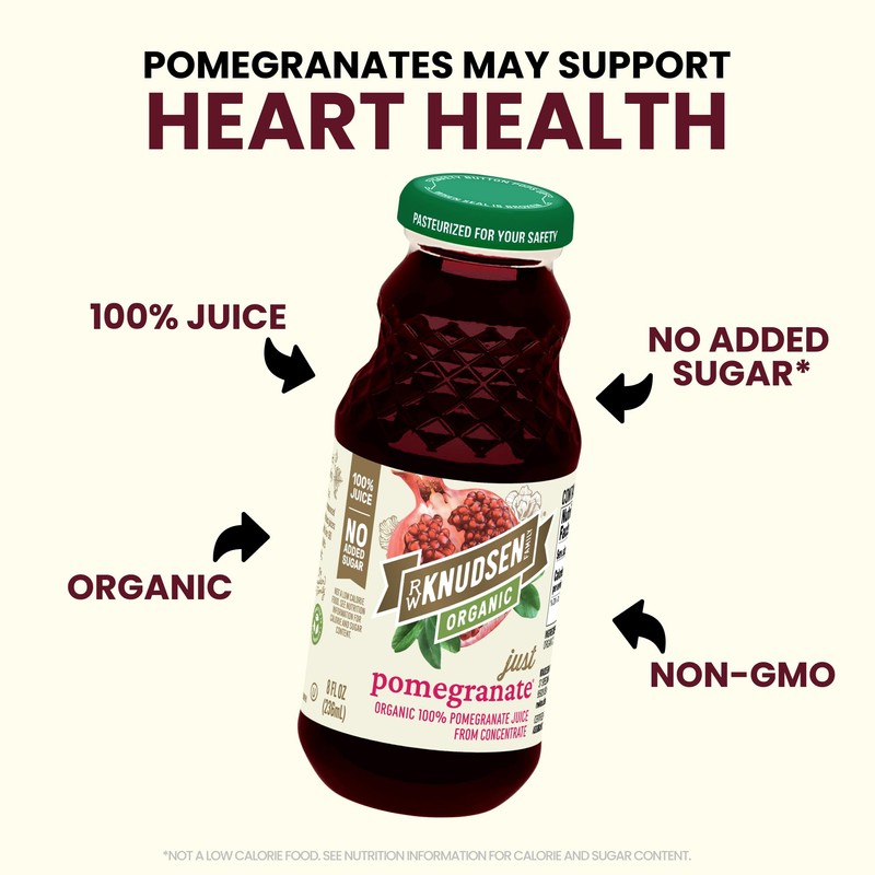 R.W. Knudsen Organic Pomegranate Juice, 8 fl oz (12 Pack)