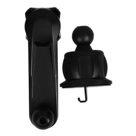 FUNOMOCYA 1PC Car Air Vent Phone Holder with Rotating Extension Rod Creative Black Clip for Easy Installation and Use Vehicles Durable and Practical Car Supplies