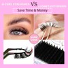 10 Pairs of 3D False Eyelashes Russian False Eyelashes Natural