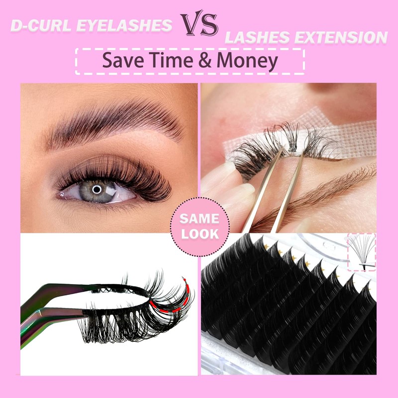 10 Pairs of 3D False Eyelashes Russian False Eyelashes Natural