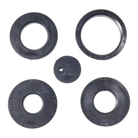 Compatible with  sump and sewage basin covers Everbilt Basin Cover Flange Accessory Kit Molded and Pump Cord Grommet