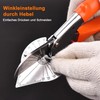 Multi-angle mitre scissors, multifunctional: angle scissors, cable duct scissors for