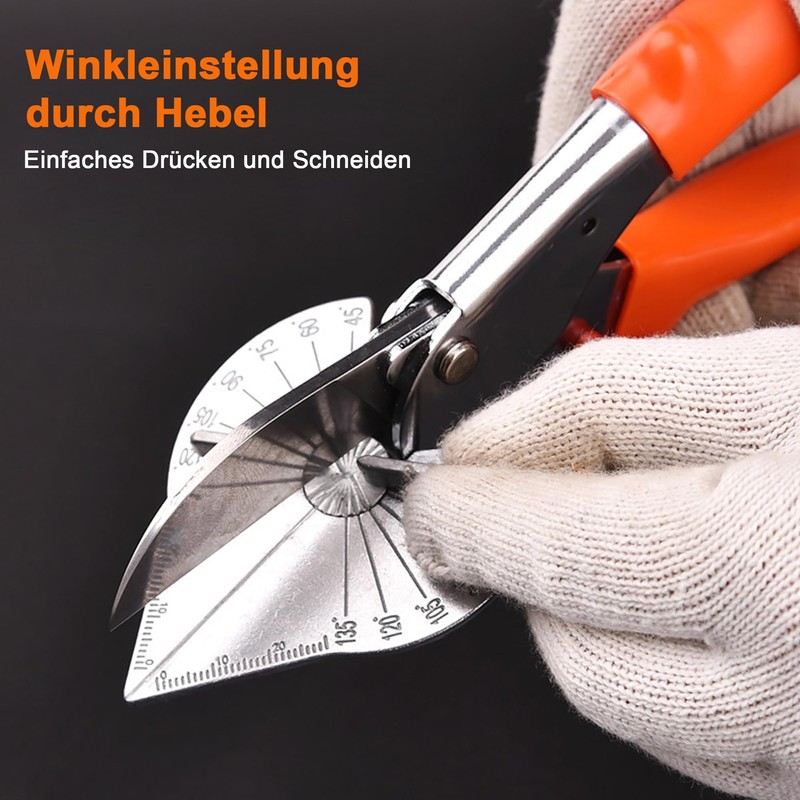Multi-angle mitre scissors, multifunctional: angle scissors, cable duct scissors for