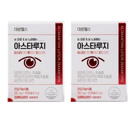Daewon Health Astaruge 180mg 30 capsules 2 boxes / 대원헬스 아스타루지 180mg 30캡슐 2박스