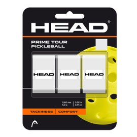 HEAD Prime Tour Pickleball overgrip 3 pack, White
