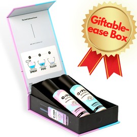 Oopsie Poopsie Pre GO toilet spray, discreet & portable original Pre-poo spray to use on the go. Assorted scents Lavender Scape/Summer Sea Toilet Odor Eliminator 2oz bottle Gift Set 2 pack