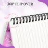 3pcs Mármol Cuaderno Espiral Gsm Notas Pasta 160 Páginas Rayadas