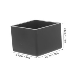 TEHAUX 24pcs Chair Leg Covers Durable Floor Protectors for Hardwood Surfaces Noise Reducing Furniture Caps Versatile Use for Tables and Chairs Safe Material for Spaces