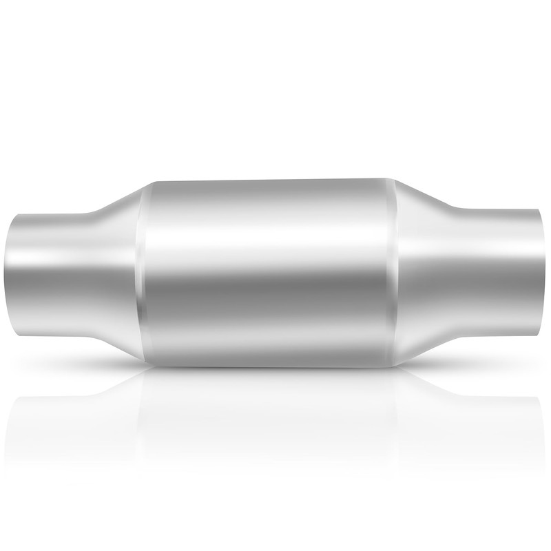 WaSaett 2.25" Universal Catalytic Converter with O2 Sensor Interface, designed