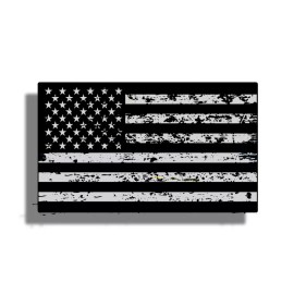 Real Sticky Grunge Black OPS American USA Flag Sticker Cup Car Vehicle Window Bumper Decal