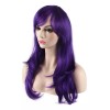 generic Peluca Morada De Pelo Largo Y Rizado Ondulado Traje
