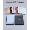 Teskyer Slim Minimalist Wallet, RFID Blocking Credit Card Holder Leather