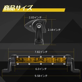 LED Fog Lamp, LED Work Light, 7 Inch, LED Work Light, Daylight, LED Daylight, 18 W, High Brightness, Waterproof, Dustproof, Energy Saving, 3,000 K, Car Width Light, Fish Light, Headlight, Auxiliary