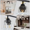 LOUSACE 4 Light Kitchen Track Light Fixtures Ceiling Vanity Lights
