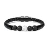 VCCWYQK Cremation Jewellery Lava Stone Urn Bracelet for Ashes for