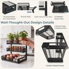 3-Tier Under Sink Organizer, Pull-Out Drawers, 2-Pack Black
