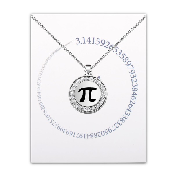 FUSTMW Math Pi Necklace Bracelet Math Lover Gifts for Math