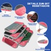 5-Piece Compression Packing Cube Set for Travel, Compression Packing Cube