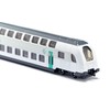 siku 1791001 double deck RATP France train, 1:87, metal/plastic, turquoise/white,