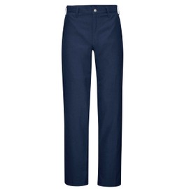 Bulwark Flame Resistant 6 oz Nomex IIIA Mens Work Pant with Button Closure, Navy, 36 Waist and 32 Inseam