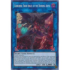 Yu-Gi-Oh! - Cherubini, Ebon Angel of The Burning Abyss - DANE-EN095 - Secret Rare - 1st Edition - Dark Neostorm