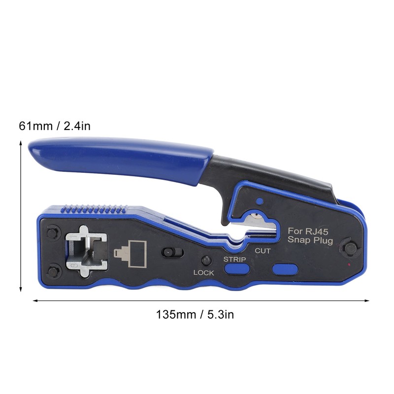 RJ45 Network Cable Tester Wire Crimper Pliers Ethernet Registered Jack
