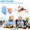 Inovat Pack of 6 Pcs Adjustable Napkin Clip Lanyard Neck