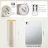 Raycare 2Pcs 4'' X 10'' Large Waterproof Outdoor Flameless Candle,