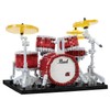 Kawada NBM-056 Nanoblock Pearl Drum Set "Masters" NBM-056, 2.8 x