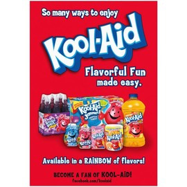 Kool-Aid Cherry Unsweetened Soft Drink Mix, 0.13-Ounce Envelopes(Pack of 48)