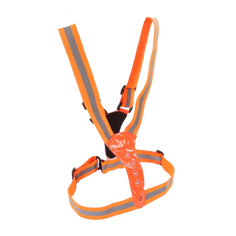 LED Reflective Vest Running Gear Band 3 Lighting Mode 360°