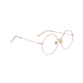 TIJN Designer Glasses for Women Men, Fashion Eyeglasses Metal Frames, Non-Prescription Eye Glasses Geometric Shape(Duncan)