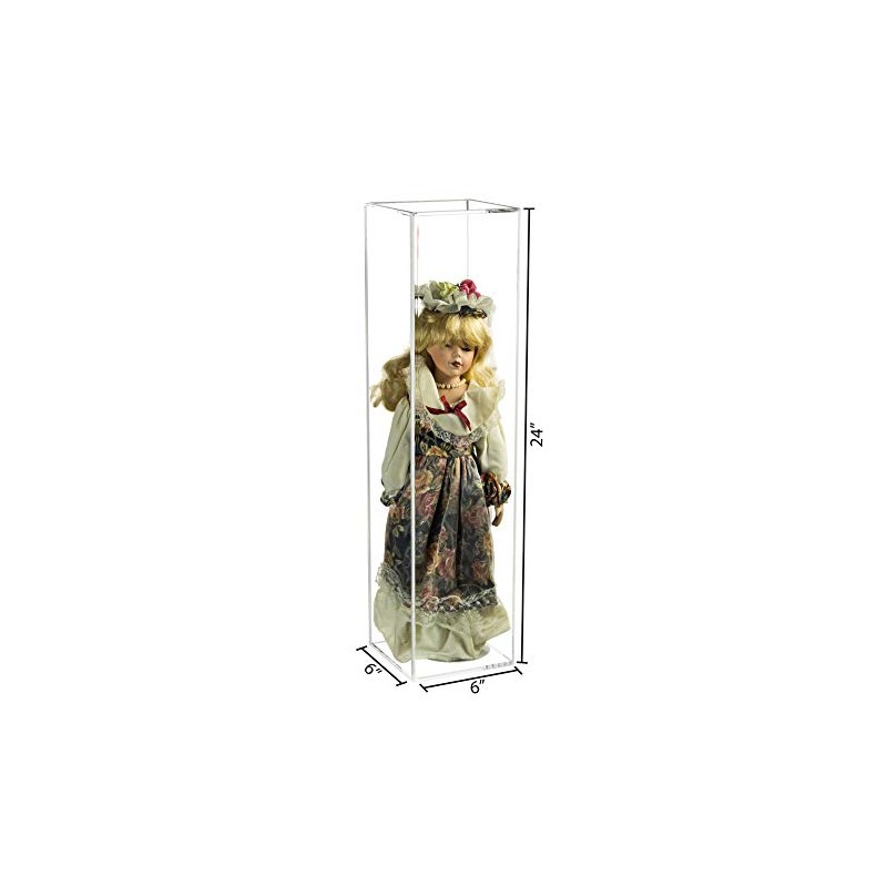 Better Display Cases Clear Acrylic Figure Display Case for Figurine