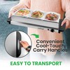NutriChef 3 Tray Buffet Server & Hot Plate Food Warmer
