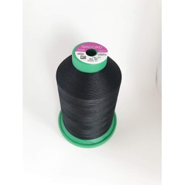 Isacord Embroidery Thread, Black Thread 5000M color 0020