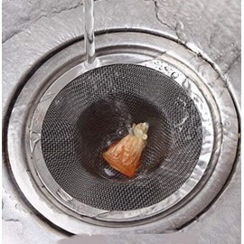 DNHCLL 4 Pieces Silver Mesh Hole Kitchen Bathroom Basin Sink Drain Strainer(2" x 0.79").