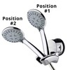 Suction Cup Shower Head Holder Wall Mount - Different Positions
