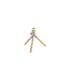 IFOOTAGE Minipod Wooden Metal Table Top Tripod for Vlogging and Streaming Canon/for Sony/for Nikon DSLR for GoPro and Smartphone