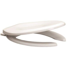 ProFlo PFTSCOFC2000WH PFTSCOFC2000 Elongated Open Front Toilet Seat with Cover