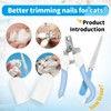 NZDWY Cat Wrap Grooming Supplies Set-Self Adherent Wrap for Cutting