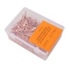250Pcs Horseshoe Nails Copper Plated Rustproof Equestrian Riding Equipment Pet