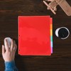 Separadores de Carpeta de Plástico con Pestañas, Carpeta de 3