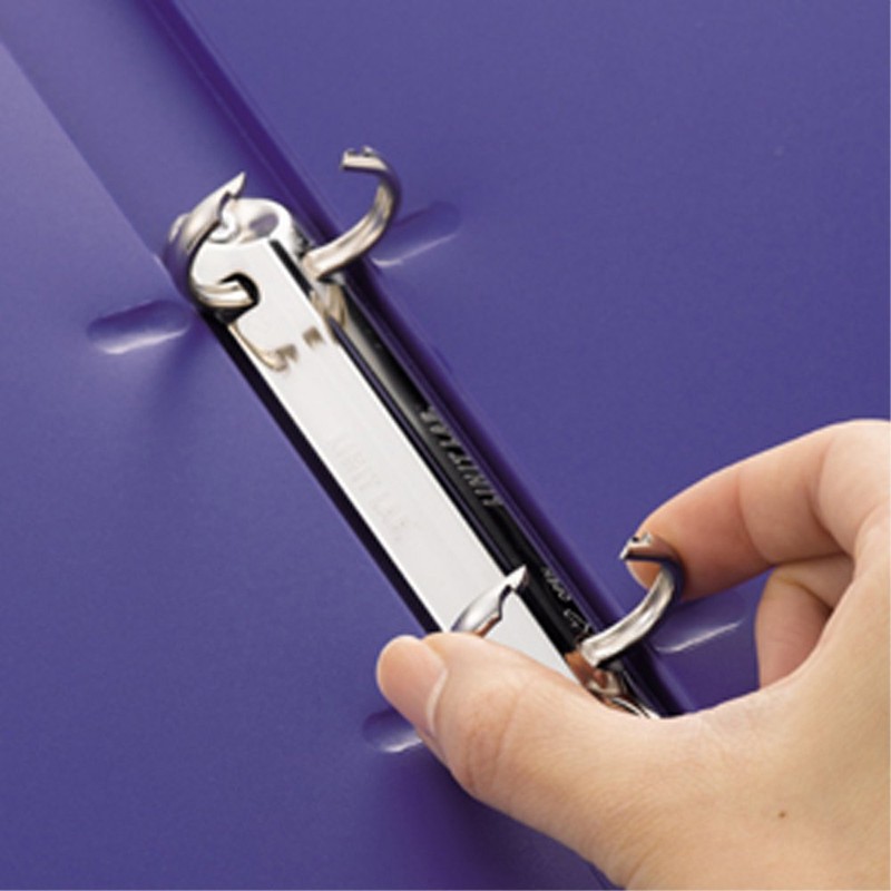 リヒトラブ リングファイル A4 2穴 ブルー F867U-20