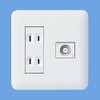 Panasonic Metal Wide Outlet WTF1502WK White