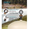sixcow 98209800 High Flow Manual Air Relief Valve with Pressure