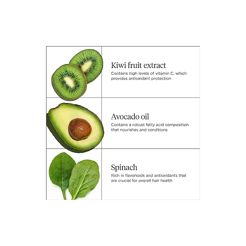 Briogeo Superfoods Avocado + Kiwi Mega Moisture Mask, Protein-Free, Deep