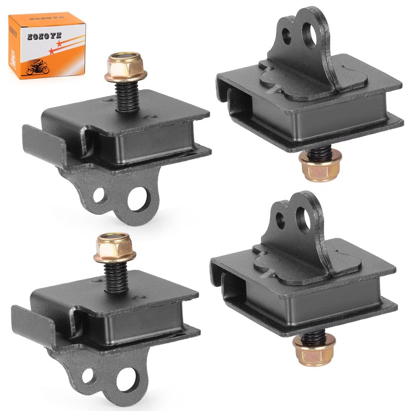 Bottom and Top Engine Mount Rubber Damper Kit Compatible with