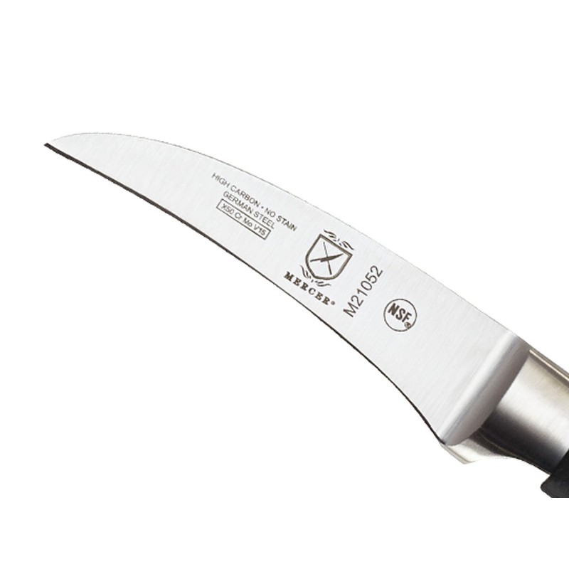 Mercer Culinary M21052 Genesis 3-Inch Peeling/Tourne Knife, Black